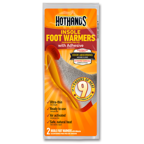 HotHands Insole Foot Warmers with Adhesive | HotHands Direct - hot hands foot warmers, hot hands shoe insoles, hot hands instant insole foot warmers